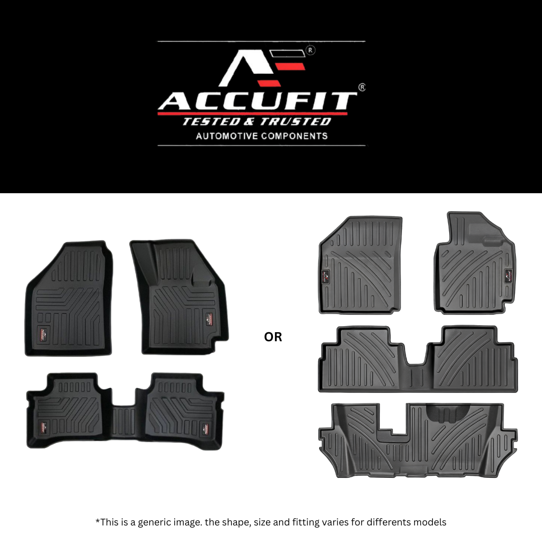 Accufit Lifelong TPE Car Floor Mats for Volkswagen Taigun