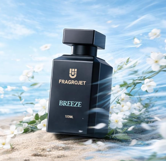 Fragrojet Car Perfume Spray 100ml – Long Lasting Car Air Freshener, Premium Fine Mist Car Fragrance, Strong Odor Eliminator for Car Interior, Non-Sticky Auto Deodorizer, Travel Friendly