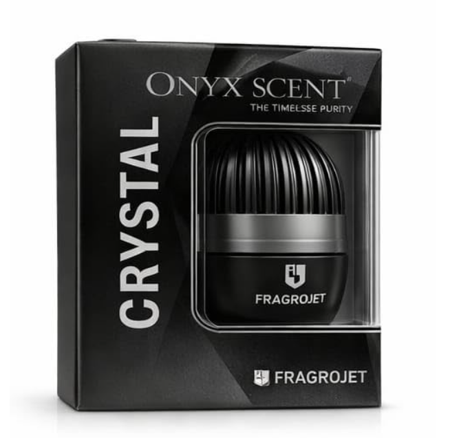 Fragrojet Crystal Car Perfume – Long Lasting Luxury Car Air Freshener | Premium Crystal Fragrance Diffuser | Odor Eliminator | Stylish Dashboard Freshener