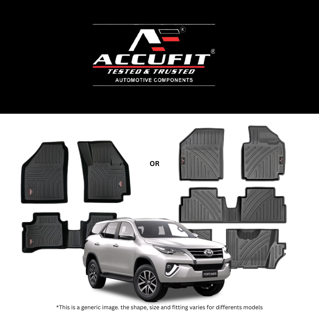 Accufit Lifelong Mats for Fortuner Automatic