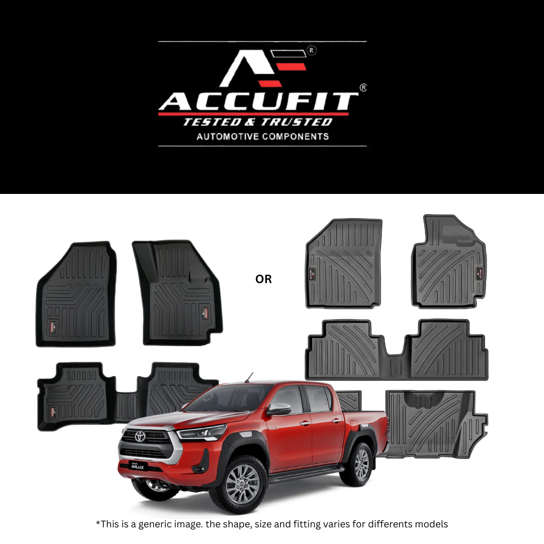 Accufit Lifelong Mats for Hilux Automatic
